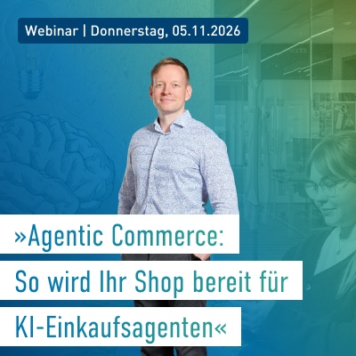dotSource Webinar »Agentic Commerce: So wird Ihr Shop bereit für KI-Einkaufsagenten«